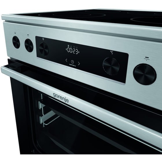 GORENJE GECS6C70XPA 71 Lt Inox Ηλεκτρική Κουζίνα Κεραμική image 6