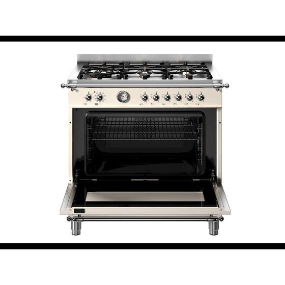 BERTAZZONI HER96L1EAVT 86 Lt Μπεζ Κουζίνα Μεικτή Αερίου image 1