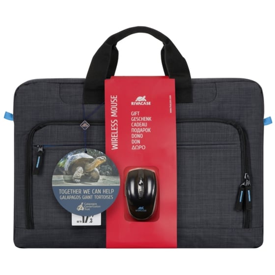 Bundle Τσάντα Laptop Rivacase 17.3" - Ανθρακί image 2