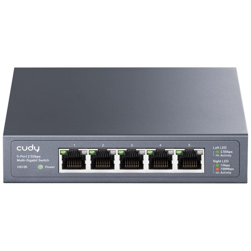 Cudy HS105 Unmanaged L2 Switch με 5 Θύρες Ethernet