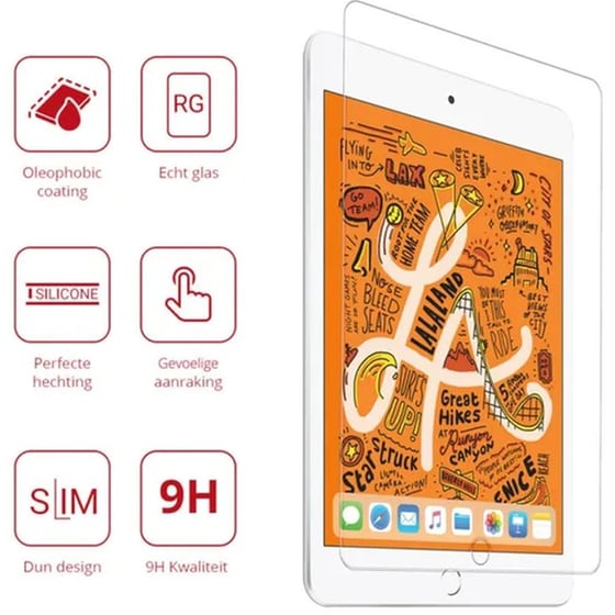 Προστατευτικό Οθόνης Apple iPad Mini 5 2019 / Mini 4 2015 - Rosso Tempered Glass Screen Protector 9h image 1
