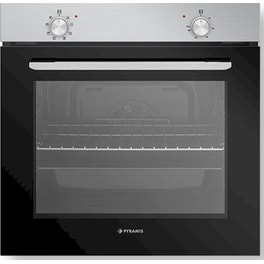 PYRAMIS PO78010008SIX 78 Lt Inox Εντοιχιζόμενος Φούρνος Άνω Πάγκου