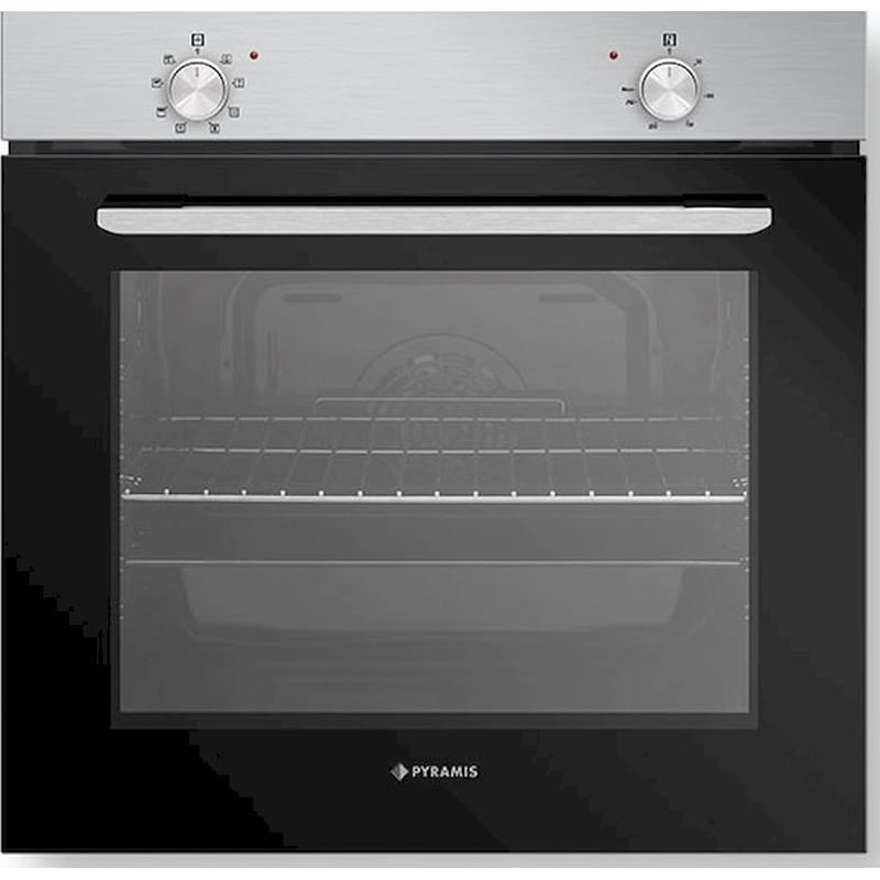 PYRAMIS PYRAMIS PO78010008SIX 78 Lt Inox Εντοιχιζόμενος Φούρνος Άνω Πάγκου