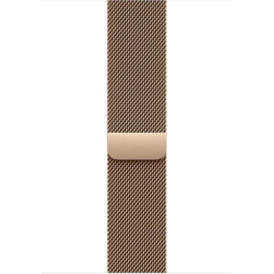 Λουράκι Apple Milanese Loop M/L για Apple Watch 46mm - Gold image 0