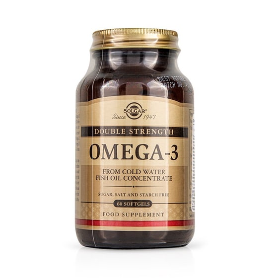 Λιπαρά Οξέα Solgar Omega-3 Double Strength - 60 κάψουλες image 0