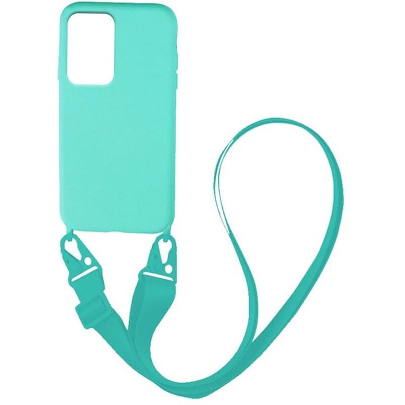 Θήκη Samsung Galaxy A53 5G - Sonique Carryhang Liquid Silicone Strap - Γαλάζιο