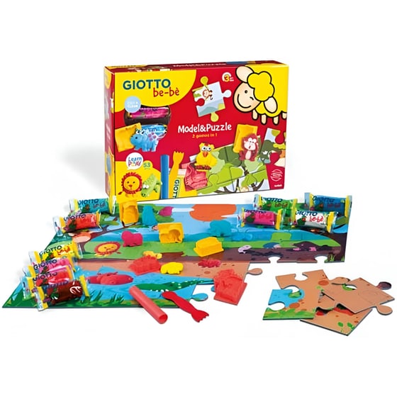 Giotto Be-be Σετ Πλαστελίνη και Παζλ My Model & Puzzle image 1