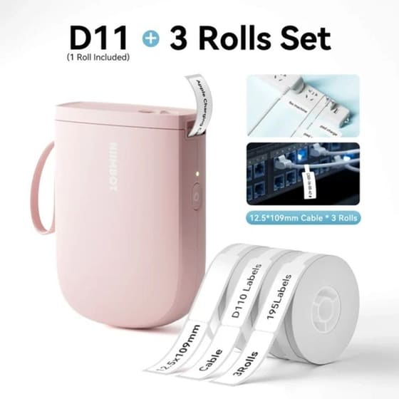 NIIMBOT Thermal D11-H-P Pink Θερμικός Εκτυπωτής image 8