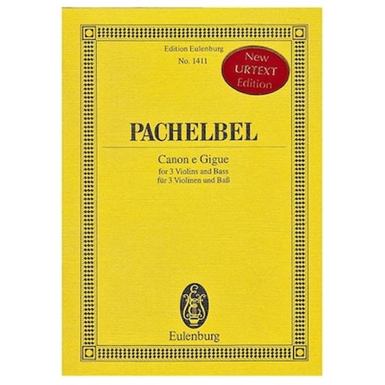 Pachelbel - Canon E Gigue [pocket Score] image 0