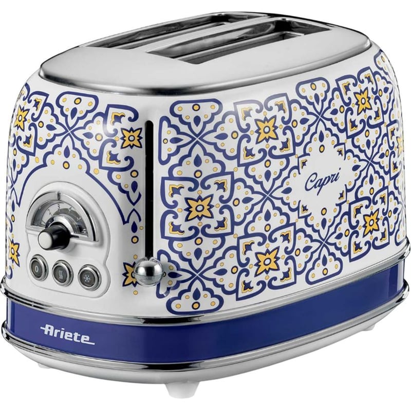 Φρυγανιέρα ARIETE CAPRI 155 2 Θέσεων 810 W Λευκή/Μπλε