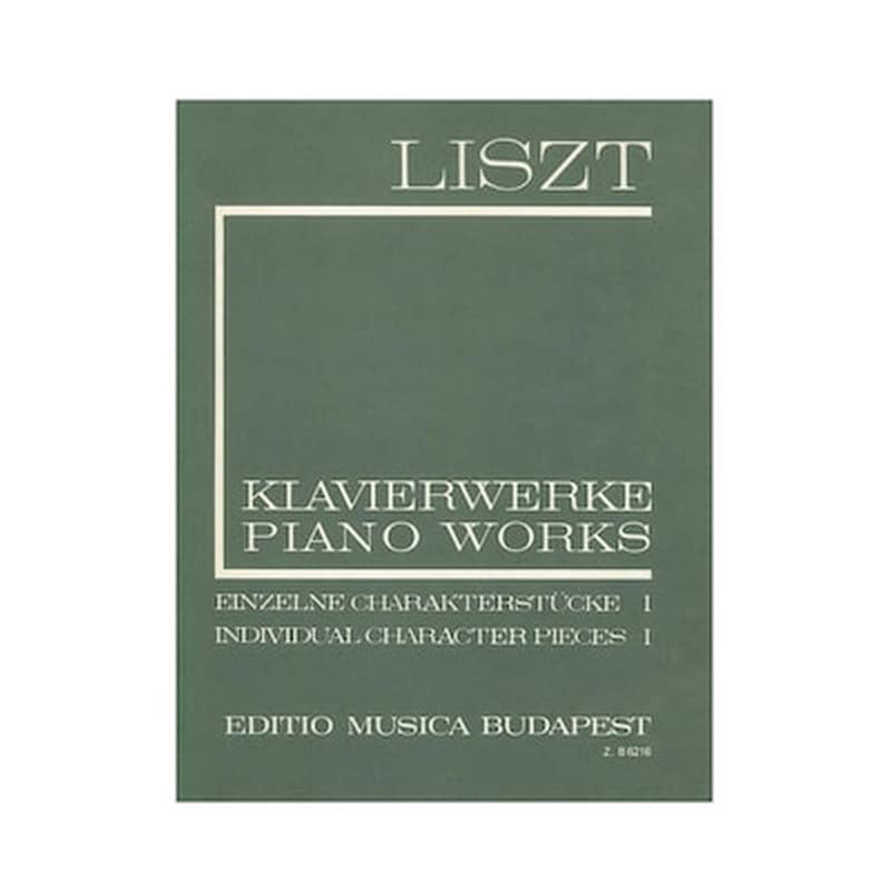 EDITIO MUSICA BUDAPEST Liszt - Individual Character Pieces I