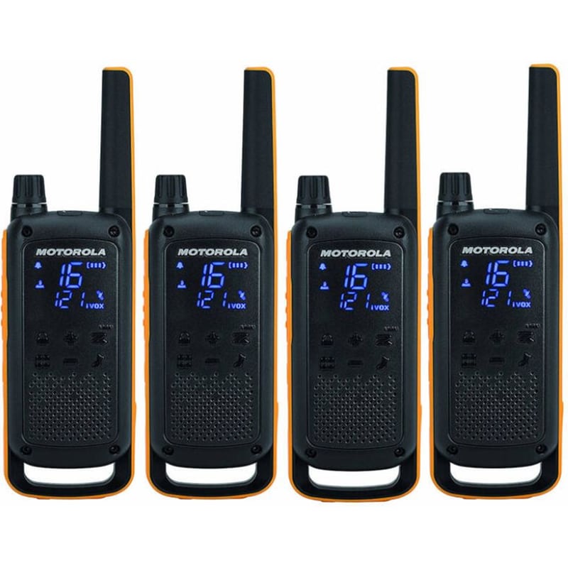 MOTOROLA Σετ Ασύρματοι Πομποδέκτες Walkie Talkie Motorola TALKABOUT T82 Extreme - Μαύρο