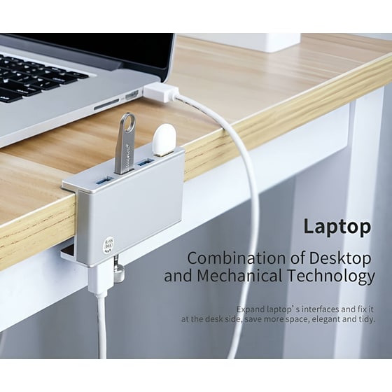 Orico MH4PU-SV-BP USB Hub 4-Port USB 3.0 συμβατό με USB-A image 6