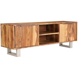 Έπιπλο Τηλεόρασης VidaXL  Μασίφ Ξύλο  118x30x40cm - Μελί