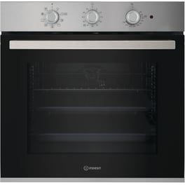 INDESIT IO K38H X 71 Lt Inox Εντοιχιζόμενος Φούρνος Άνω Πάγκου
