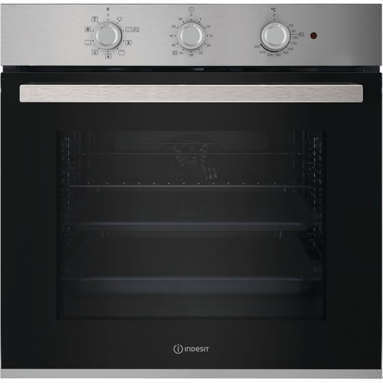 INDESIT IO K38H X 71 Lt Inox Εντοιχιζόμενος Φούρνος Άνω Πάγκου image 0