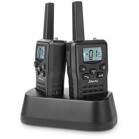 Walkie Talkie Alecto 245-0048 - Μαύρο image 0