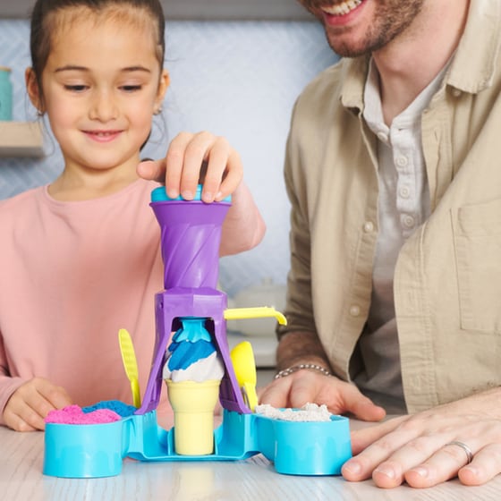 Kinetic Sand Παγωτατζίδικο Χρωματιστό image 3