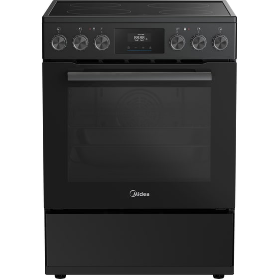 MIDEA MFO24D-AE4R10F(BK) 70 Lt Μαύρο Ηλεκτρική Κουζίνα Κεραμική image 0