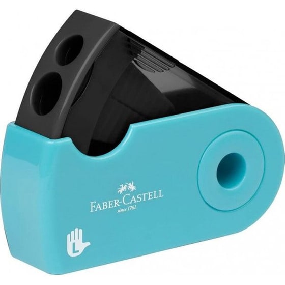 Ξύστρα Faber Castell Διπλή Turquoise image 0