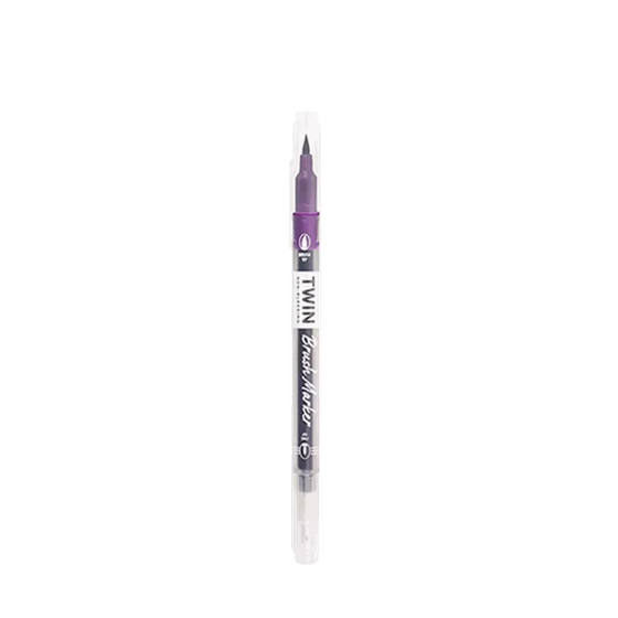 Μαρκαδόρος Σχεδίου Writech με Πινέλο Mauve 0.4mm image 0