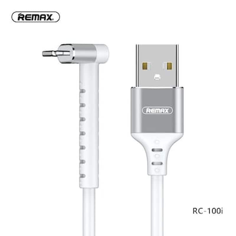 REMAX Καλώδιο δεδομένων Remax Rc-100i Joy Usb to Lightning 1m - White