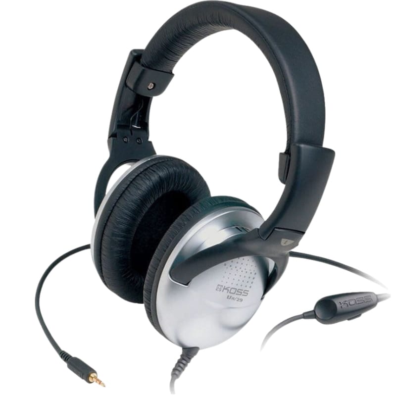 KOSS Ακουστικά Headset Koss UR29 με Μικρόφωνο - Ασημί