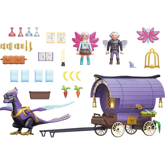 PLAYMOBIL® Ayuma Νεραϊδοάμαξα με Πουλί-Φοίνικας (71031) image 2