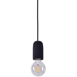 Φωτιστικό Οροφής Μονόφωτο Homelighting Iris από Τσιμέντο 5x5x10-150 cm - Μαύρο