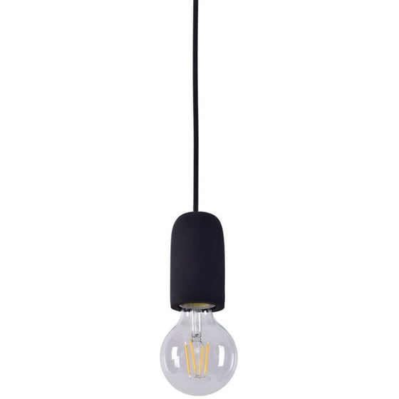 Φωτιστικό Οροφής Μονόφωτο Homelighting Iris από Τσιμέντο 5x5x10-150 cm - Μαύρο image 0
