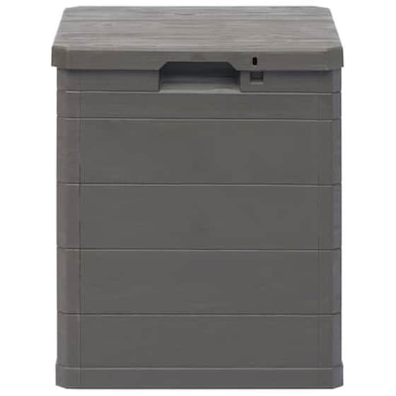 Μπαούλο Αποθήκευσης Κήπου VidaXL Πλαστικό 90 lt. 42.5x44x50 cm - Καφέ image 4