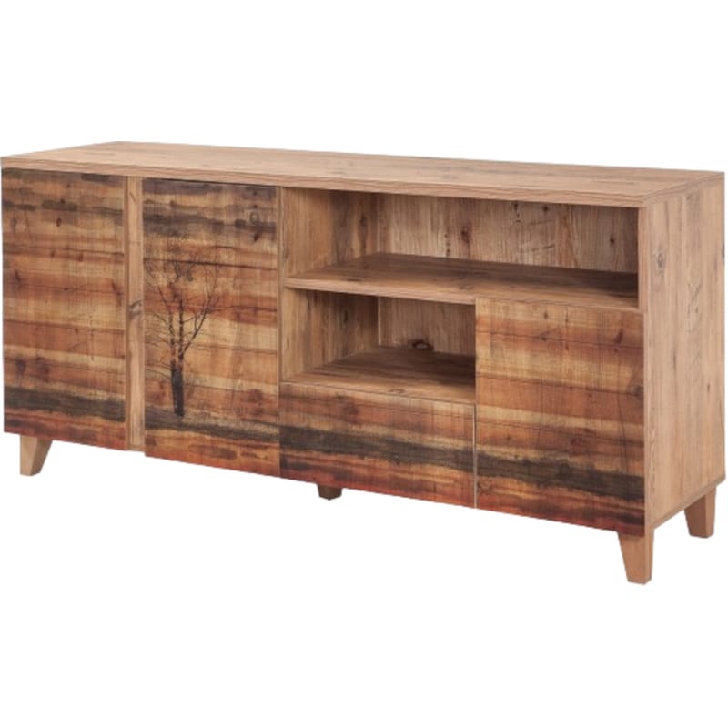 Έπιπλο Τηλεόρασης 24Mall Mare Atlantic Pine από Μοριοσανίδα 160x45x65 cm - Καφέ 24MALL