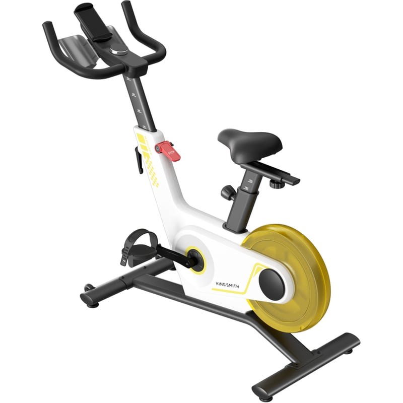 KINGSMITH Ποδήλατο Γυμναστικής KingSmith PB08S Spinning Μαγνητικό με Ροδάκια - Λευκό