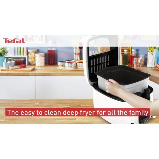 TEFAL Super Uno FR3140 με Αποσπώμενο Κάδο 1800 W 2.2 L - Λευκό Φριτέζα Λαδιού image 11