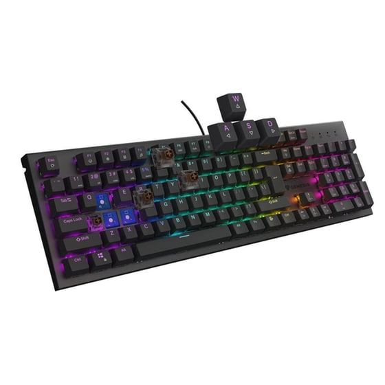 Genesis Thor 303 Gaming Μηχανικό Ενσύρματο USB Πληκτρολόγιο RGB Μαύρο (US) image 7