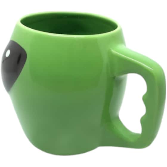 Κούπα 3D Εξωγήινος Κεραμική 400 ml - Πράσινο image 5