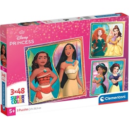 Παιδικό Παζλ Clementoni Super Color Disney Princess (3x48 Κομμάτια)
