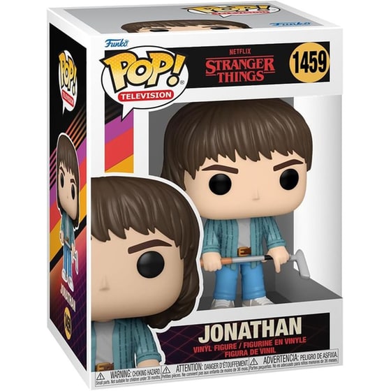 Funko Pop! Television - Stranger Things - Jonathan (with Golf Club) #1459 image 1