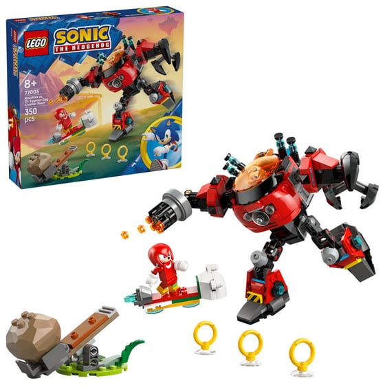 LEGO® Sonic the Hedgehog™ Knuckles vs. Dr. Eggman Egg Crusher Mech (77005) image 2