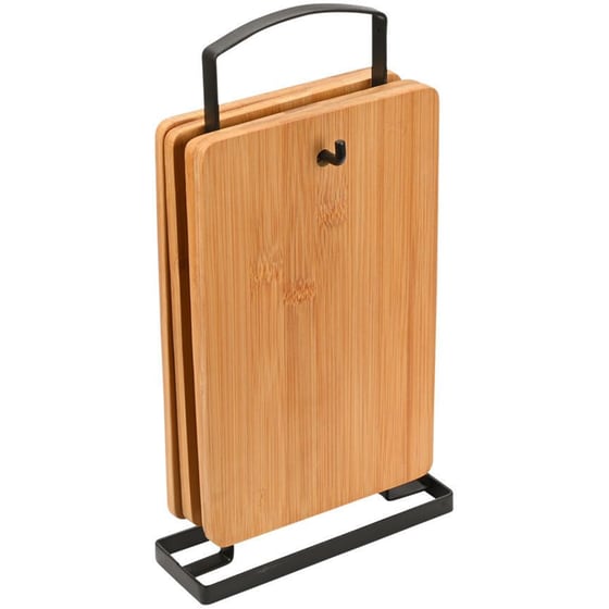 ESTIA 01-20804 Σετ Ξύλα Κοπής με Βάση Καφέ image 0