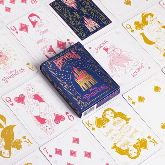Τράπουλα Bicycle - Disney Princess Pink & Navy image 2