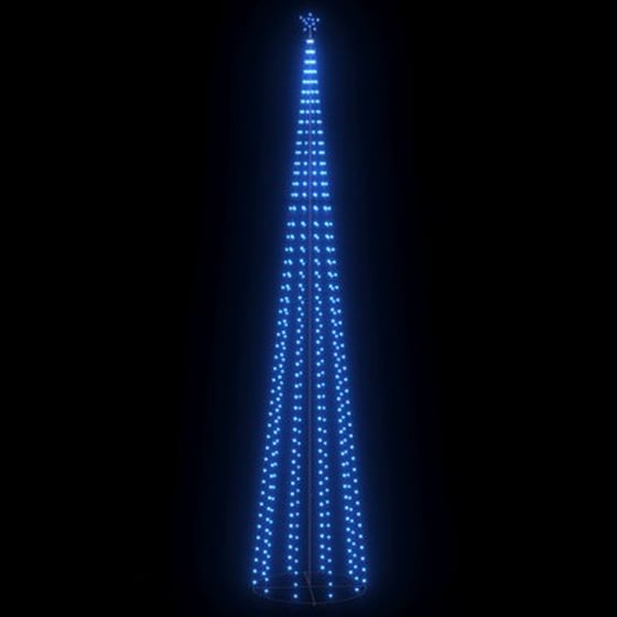 Χριστουγεννιάτικο Δέντρο VidaXL από Φωτάκια 752 Led 5m - Μαύρο/Μπλε image 2