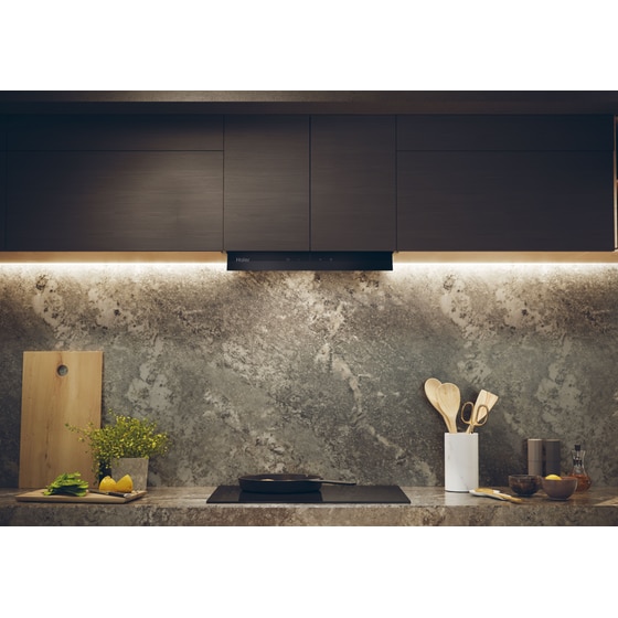 HAIER I-Design HAPY6CBS4BG 59.7 cm Μαύρο Μηχανισμός Απορρόφησης image 5
