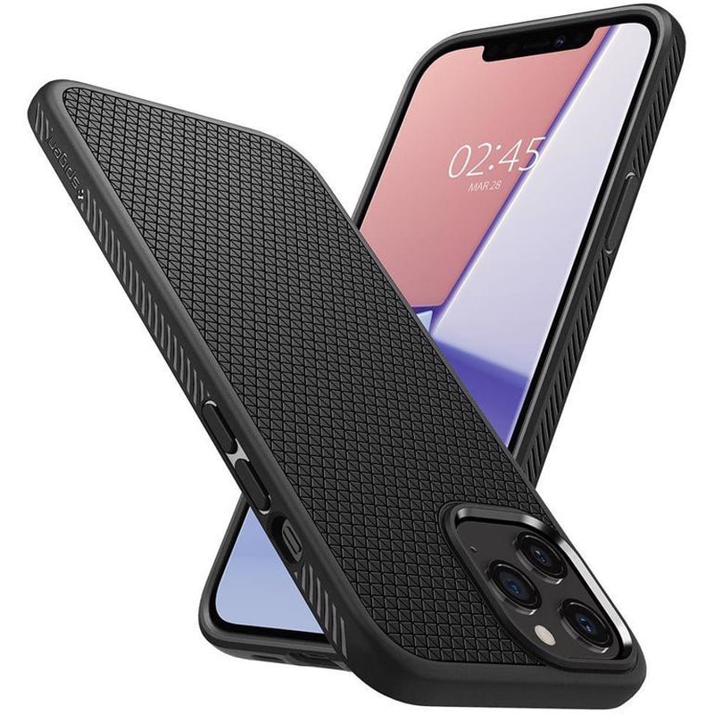 Θήκη Apple iPhone 12/iPhone 12 Pro - Spigen Liquid Air - Matte Black