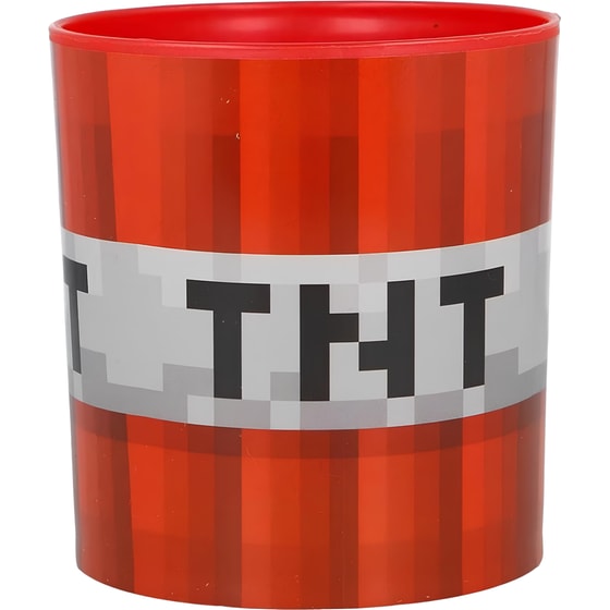 Παιδική Κούπα Gim Micro Minecraft από Πλαστικό 350 ml - Κόκκινο image 2