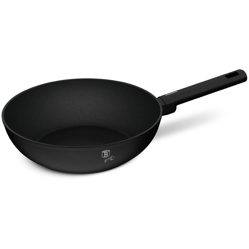 Αντικολλητικό Τηγάνι WOK BERLINGER HAUS BH-8180 28 cm Μαύρο BERLINGER HAUS