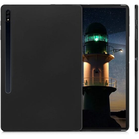 Θήκη Tablet Samsung Galaxy Tab S7 Plus - Kw Silicone - Black Matte image 2