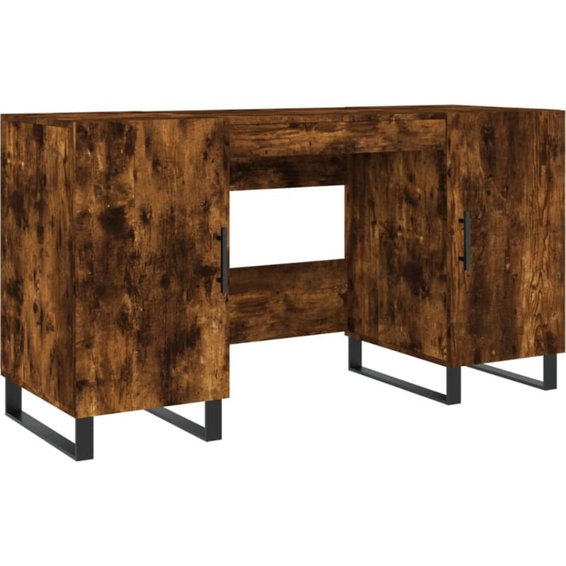 Γραφείο VidaXL από Επεξεργασμένο Ξύλο 140x50x75 cm - Καπνιστή Δρυς