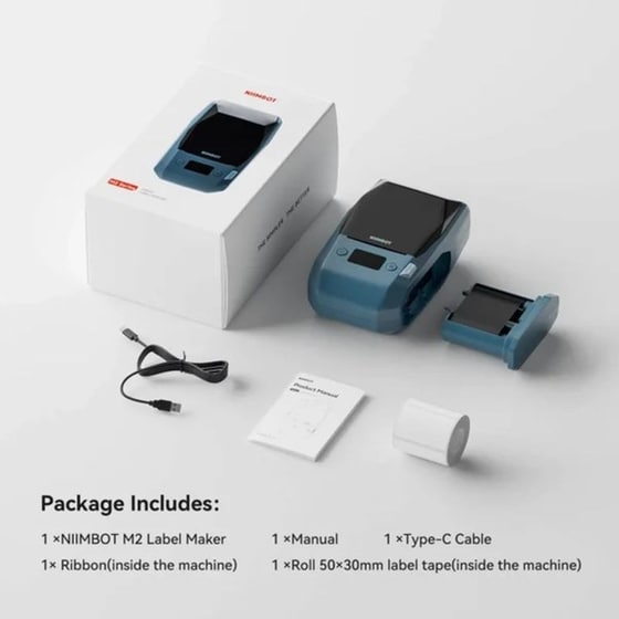 NIIMBOT Thermal M2-H-LB Lake Blue Θερμικός Εκτυπωτής image 2