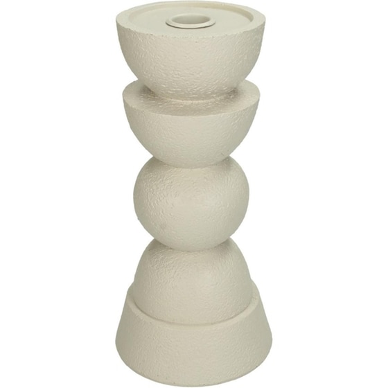Κηροπήγιο ArteLibre Στολίδι Ιβουάρ Polyresin 11 x 11 x 23 cm image 0